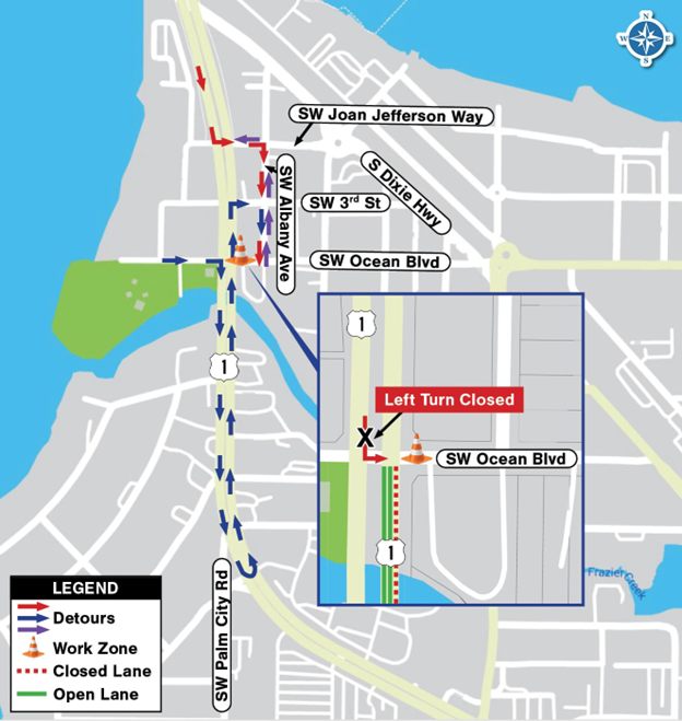 City of Stuart Traffic Advisories Monday, Jan 22-February 21