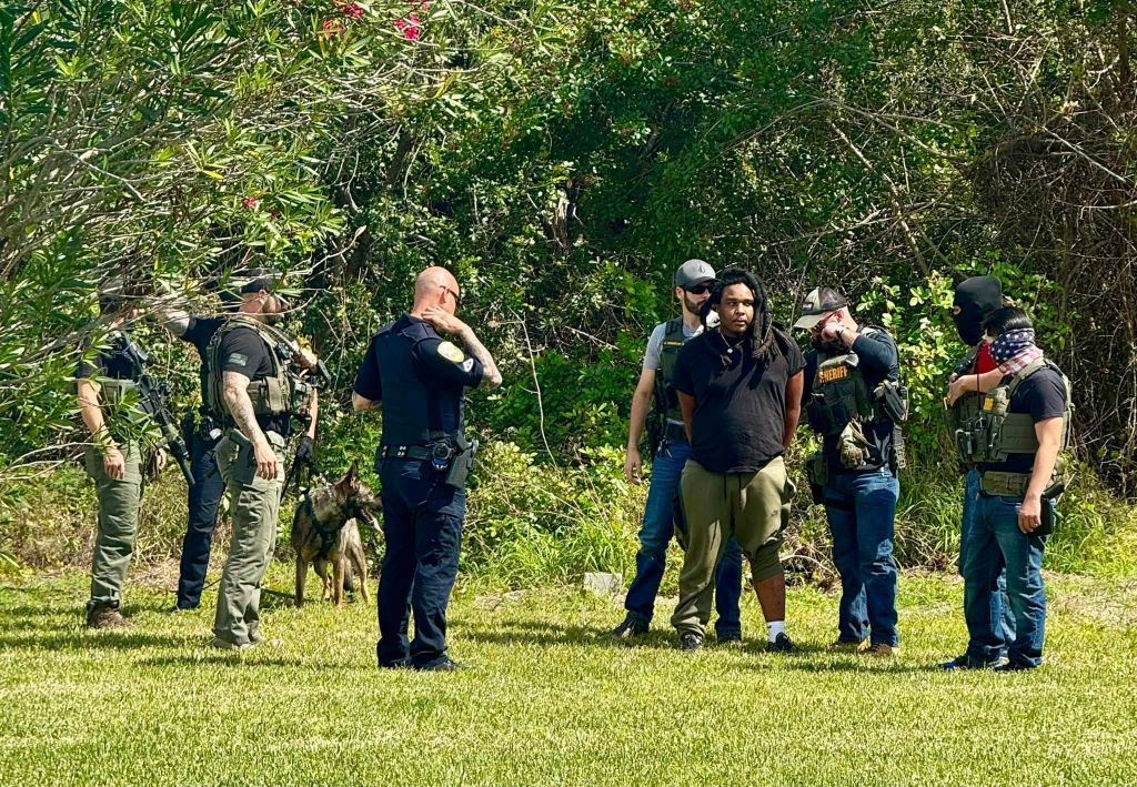 PSLPD Officer Corey Krecic and his K-9 partner Jaxson locate escaped&nbsp;felon